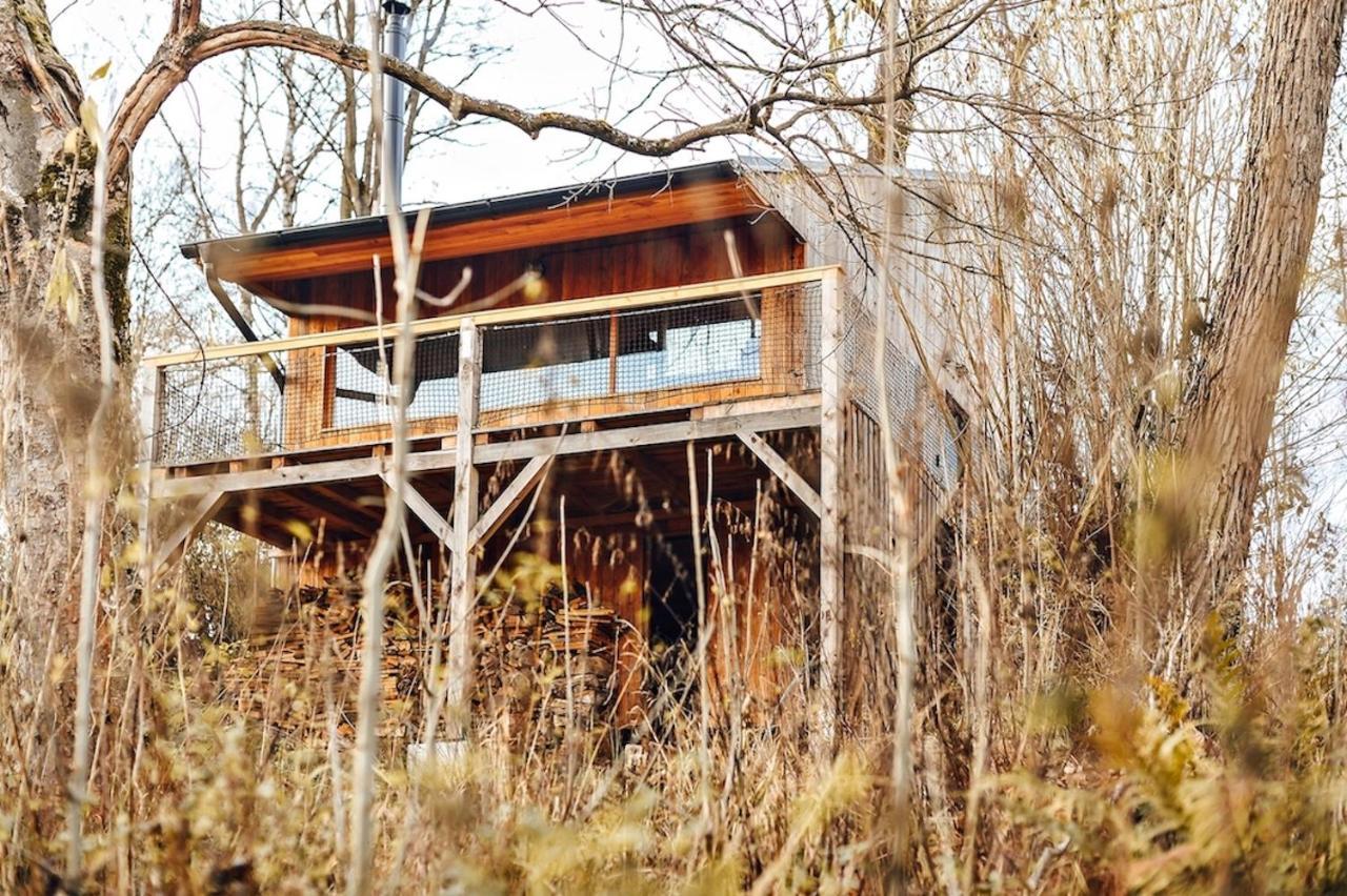 Tri Domky - Tiny Houses Depoltice ภายนอก รูปภาพ
