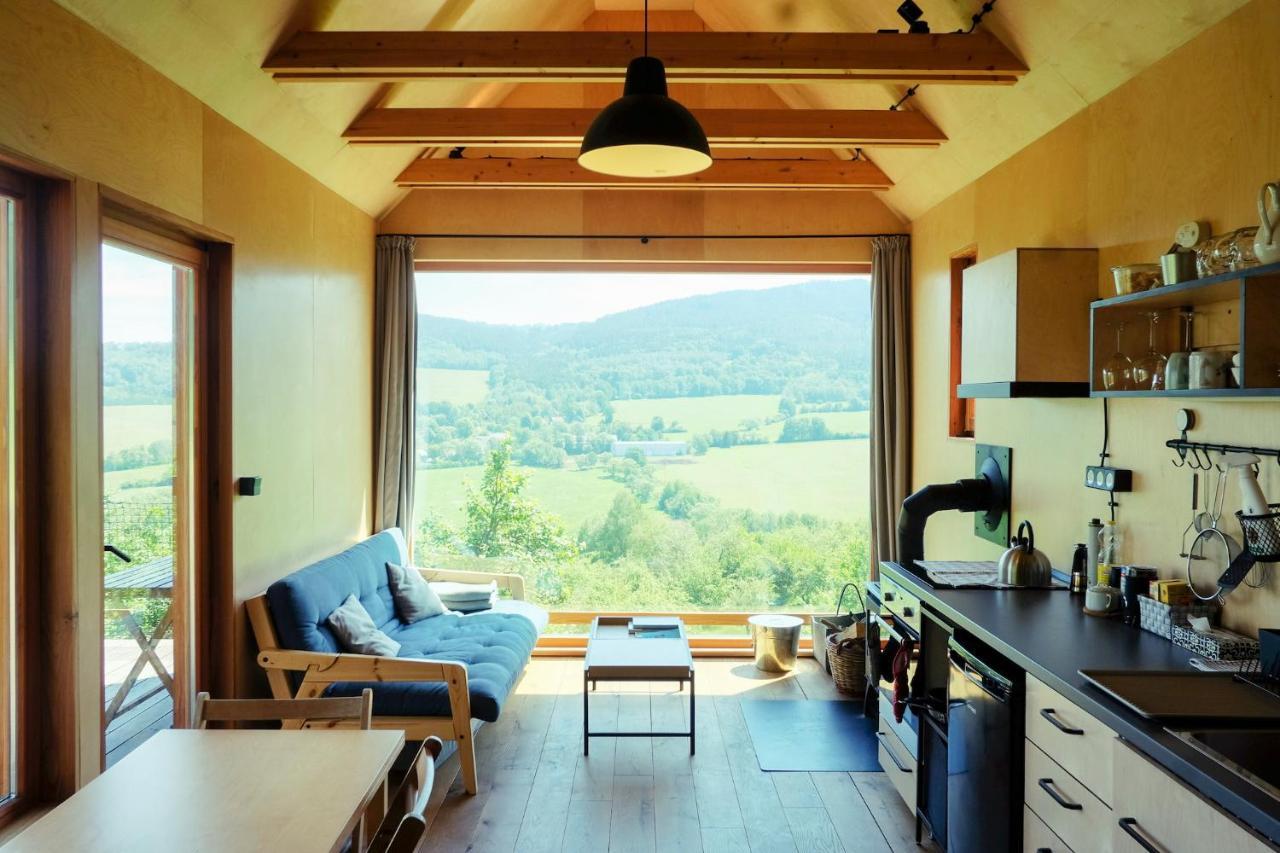 Tri Domky - Tiny Houses Depoltice ภายนอก รูปภาพ