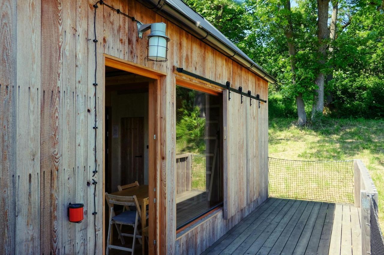 Tri Domky - Tiny Houses Depoltice ภายนอก รูปภาพ