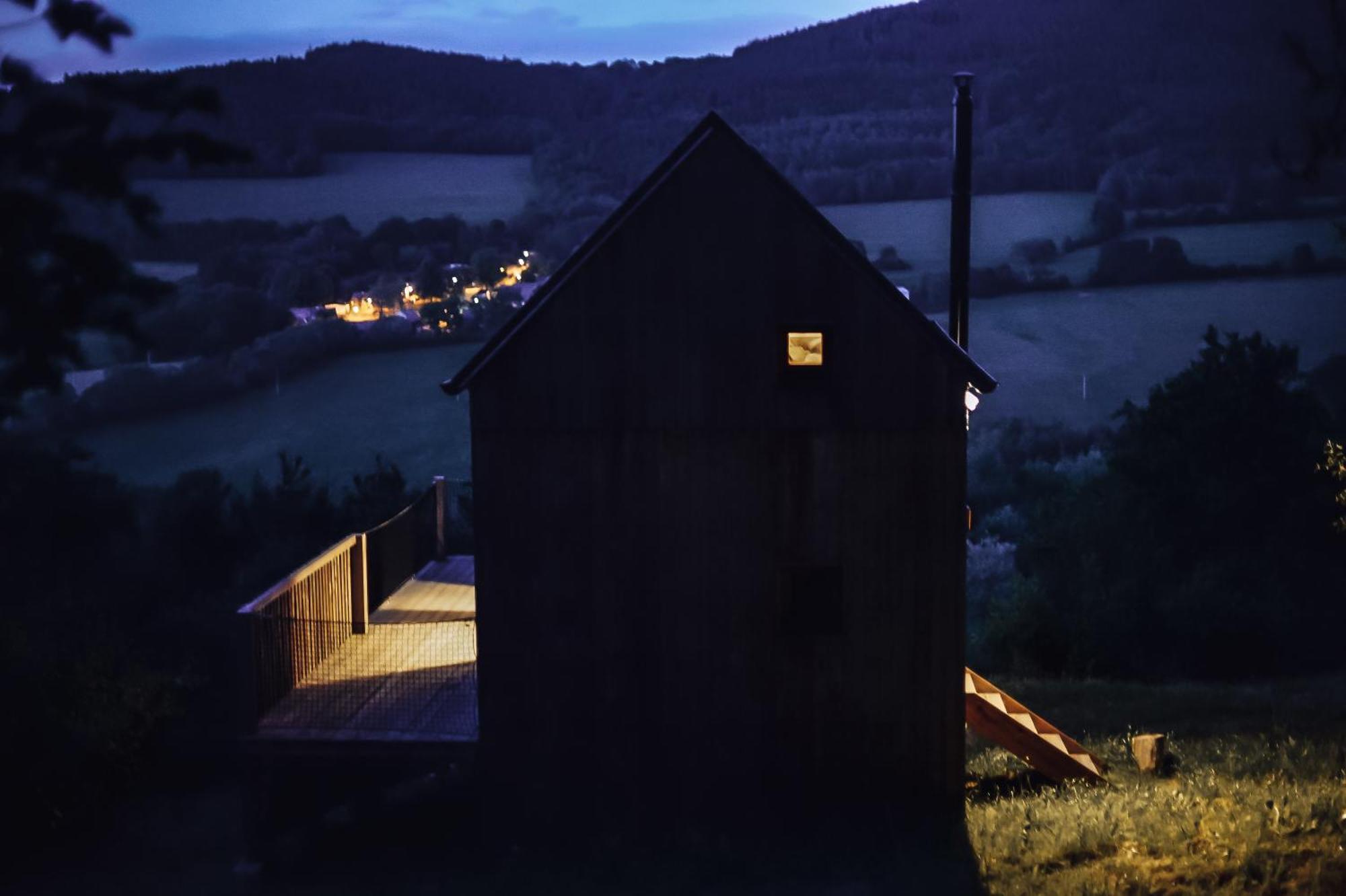 Tri Domky - Tiny Houses Depoltice ภายนอก รูปภาพ