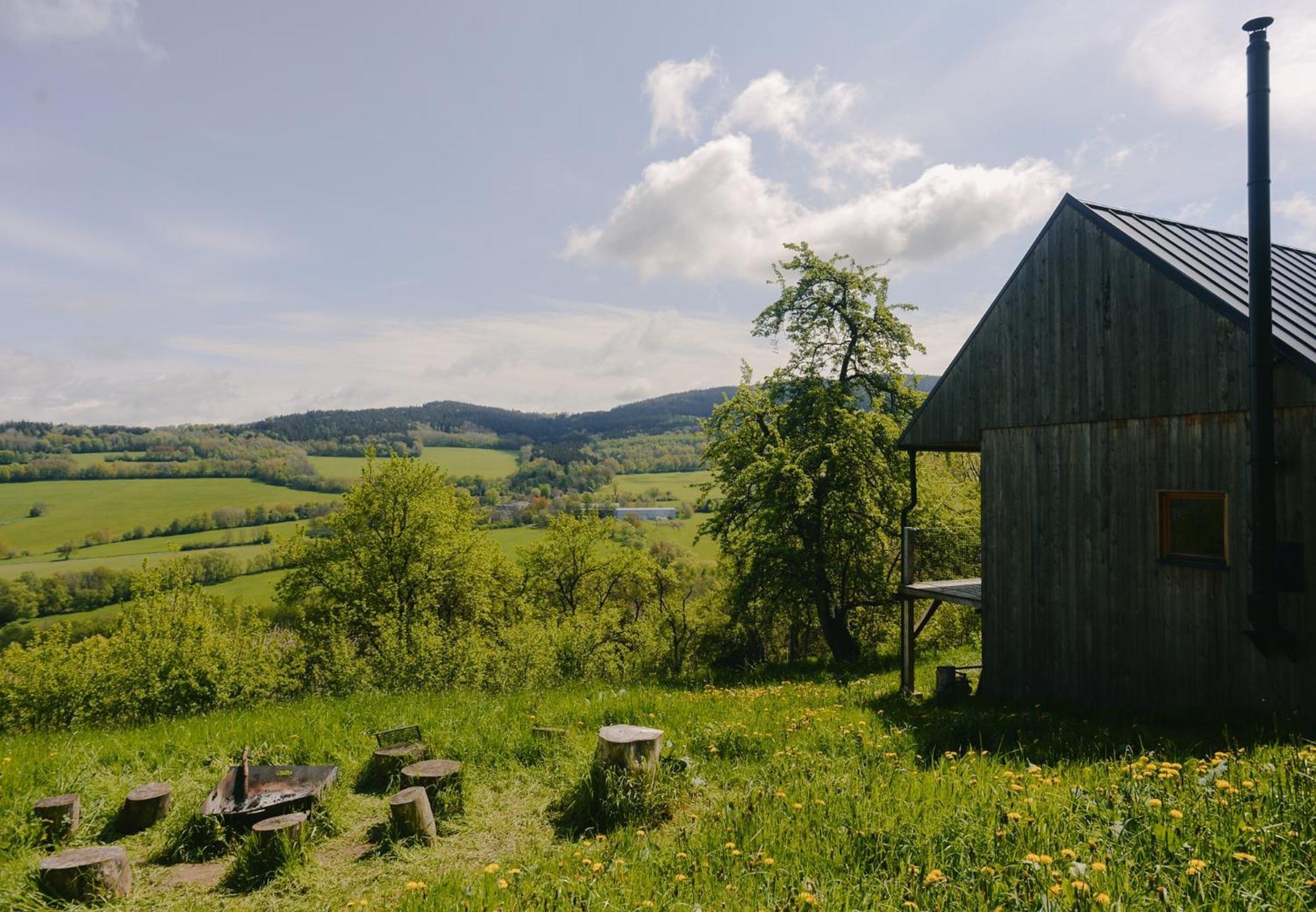 Tri Domky - Tiny Houses Depoltice ภายนอก รูปภาพ