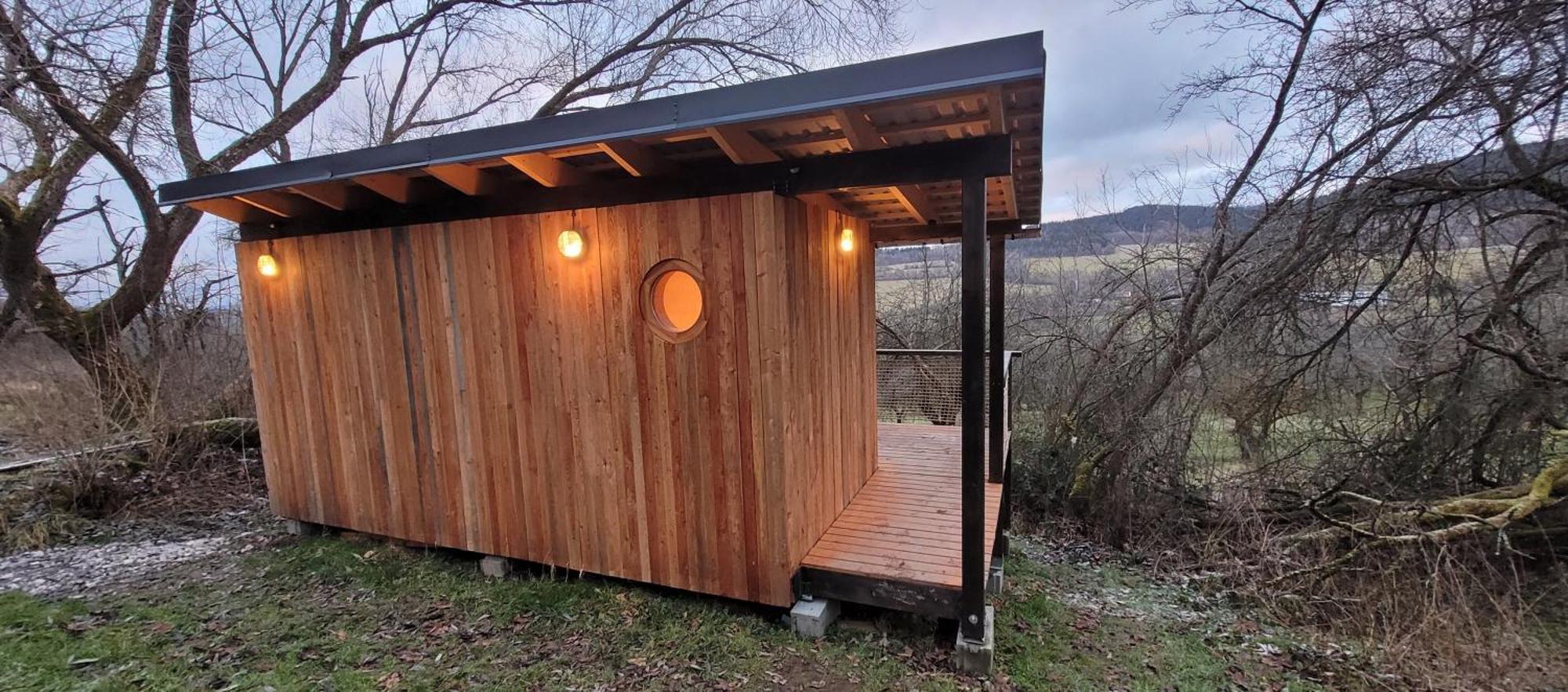 Tri Domky - Tiny Houses Depoltice ภายนอก รูปภาพ